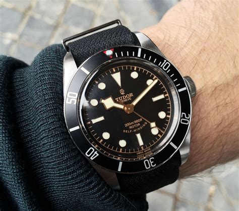 tudor black bay one replica|tudor black bay blue.